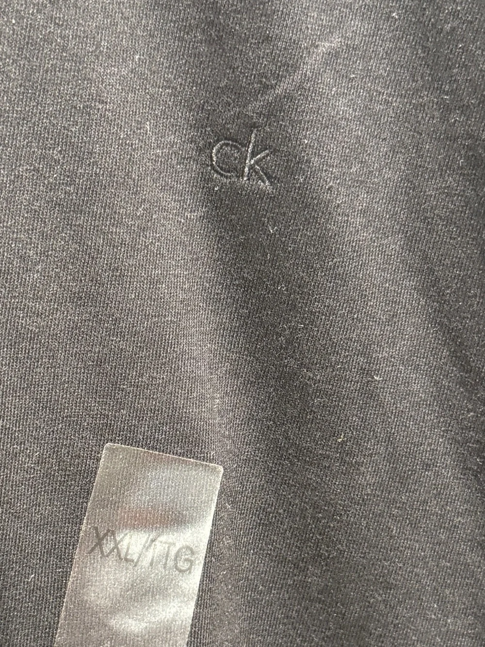 Calvin Klein Mens Long Sleeve Mock Neck Shirt Black XXL NWOT - Picture 6 of 6